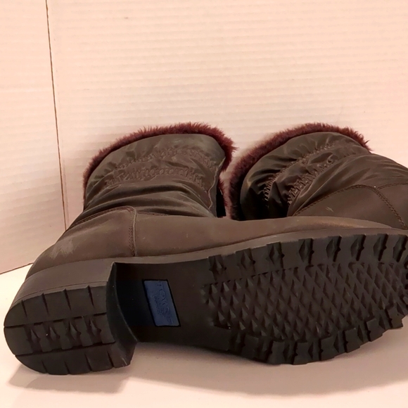 London Fog Weather Proof Brown Winter Boots 11W - Picture 3 of 9